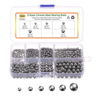 600pcs G16 Precision Balls Assortment Kit 1/4" 3/16" 7/32" 5/32" 1/8" 3/32" Chrome Steel Solid Bearing Balls