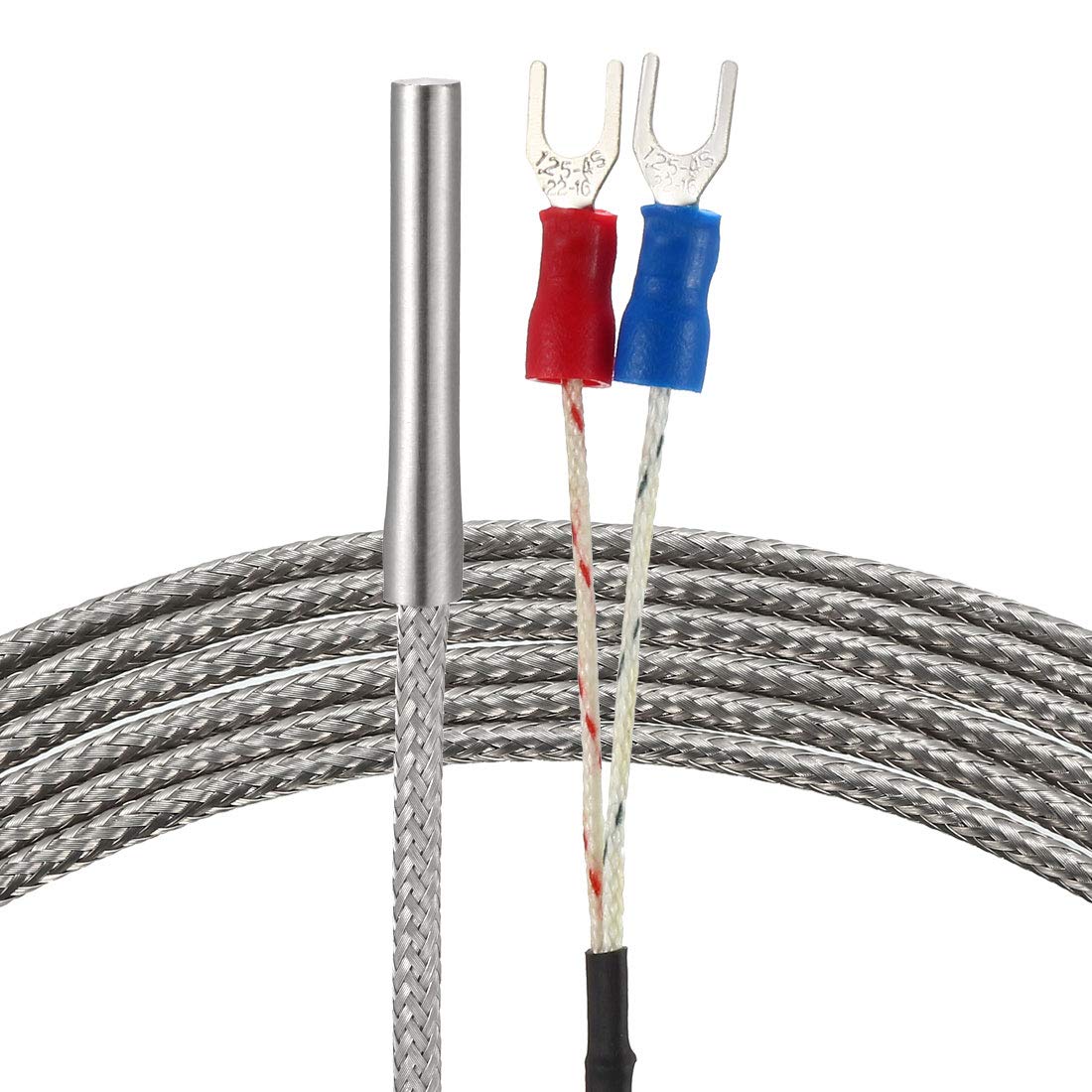 K Type Thermocouple Temperature Probe Sensor(0 to 600C) 10ft