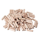 0.31"x1.18"(8x30mm) Wooden Dowel Pin Wood Kiln Dried Fluted Beveled Hardwood 100pcs