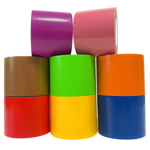 LinkMejor Nastro Adesivo a Colori Arcobaleno 8 Confezioni 1.5in x 22ft Varietà