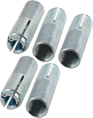 5 Pcs M10 Thread Metal Sleeve Anchors Tool Expanding Expansion Bolt