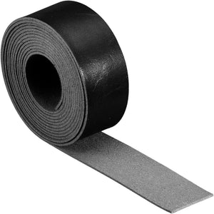 Leather Straps for Crafts, 1 Inch Wide Grain Flat Leather Strips Cord String for DIY Craft Projects (1.5mm Thick 78.7 Inch Long Black)