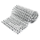 LinkMejor 0.5 Yard Spike Stud Trim Roll, Plata