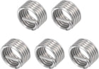 Wire Thread Inserts 5/8-11 UNC 1.0D 304 Stainless Steel Helical Type Coiled Wire Screw Repair Threaded Sleeve Steel Sheath 5pcs