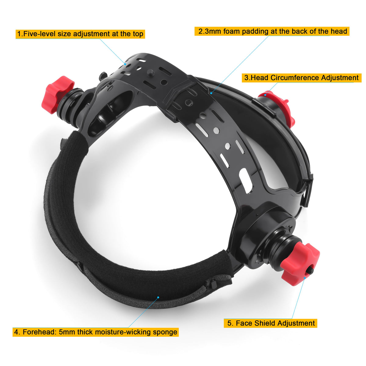 Visiera Protettiva Antipolvere Casco di Sicurezza Helm Work