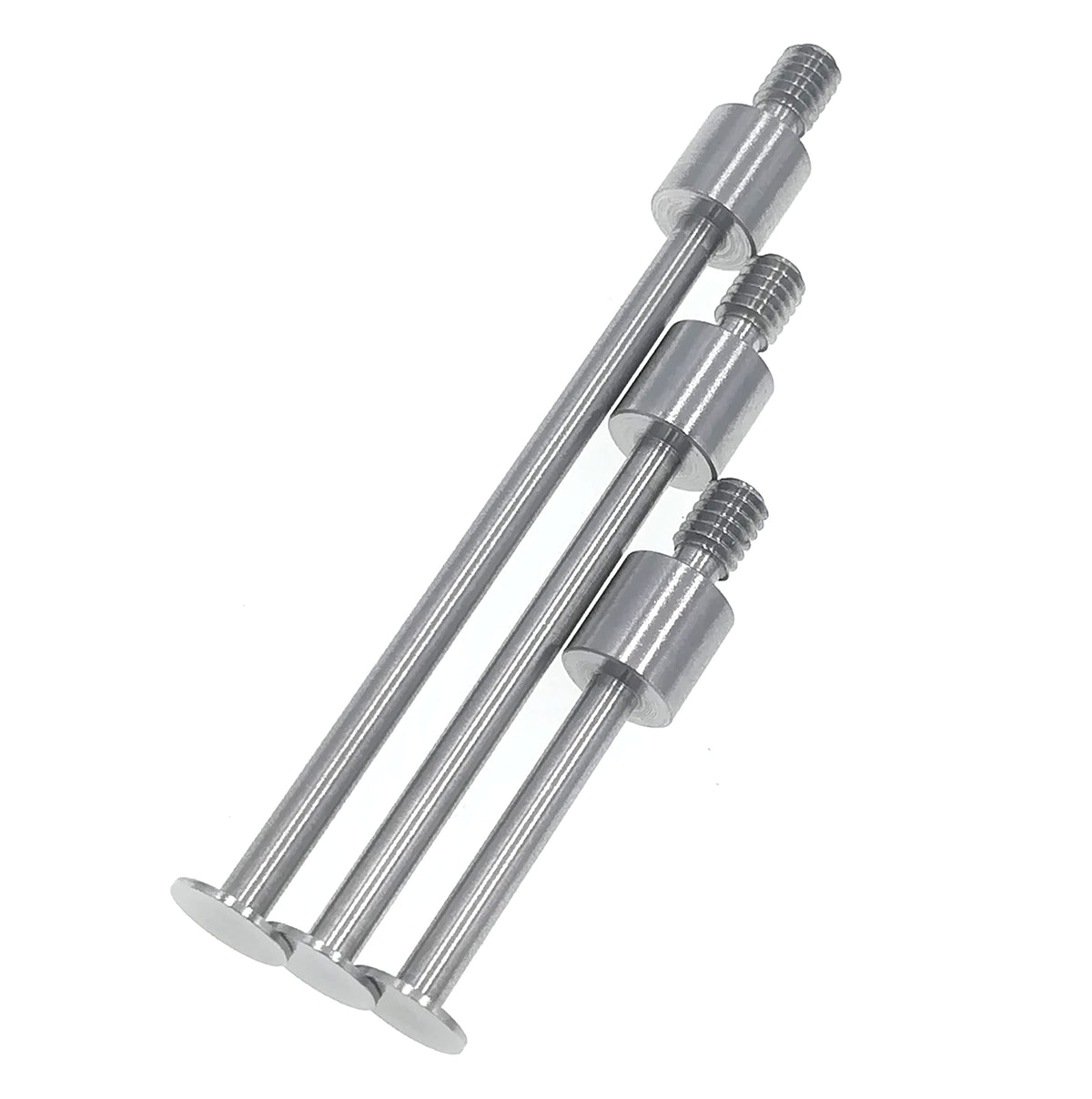 LinkMejor Points de Contact Plat pour Indicateur de Profondeur 0.4mm Épaisseur 5mm Diamètre 4-48 UNF Filetage (4-48UNF Un Jeu)