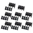 15Pcs LW1C AC300V 20A 9.5mm Pitch 3P Screw Terminal Block Strip Barrier