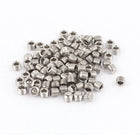 M5x4mm Metric Stainless Steel Hex Socket Set Cup Point Grub Screws Silver Tone for Towel Rack Door Knob 100pcs