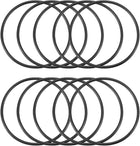 Nitrile Rubber O-Rings 51mm OD 47mm ID 2mm Width, Metric Sealing Gasket, Pack of 10