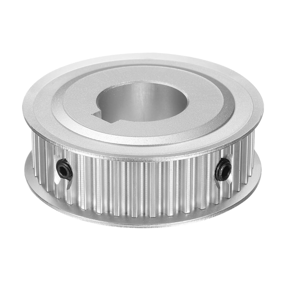 5M-40T-5/8B Timing Belt Pulley 5/8" Bore, 40 Teeth Aluminum Alloy Synchronous Wheel with Keyway, Pitch 5mm Tooth for 15mm Width Belt