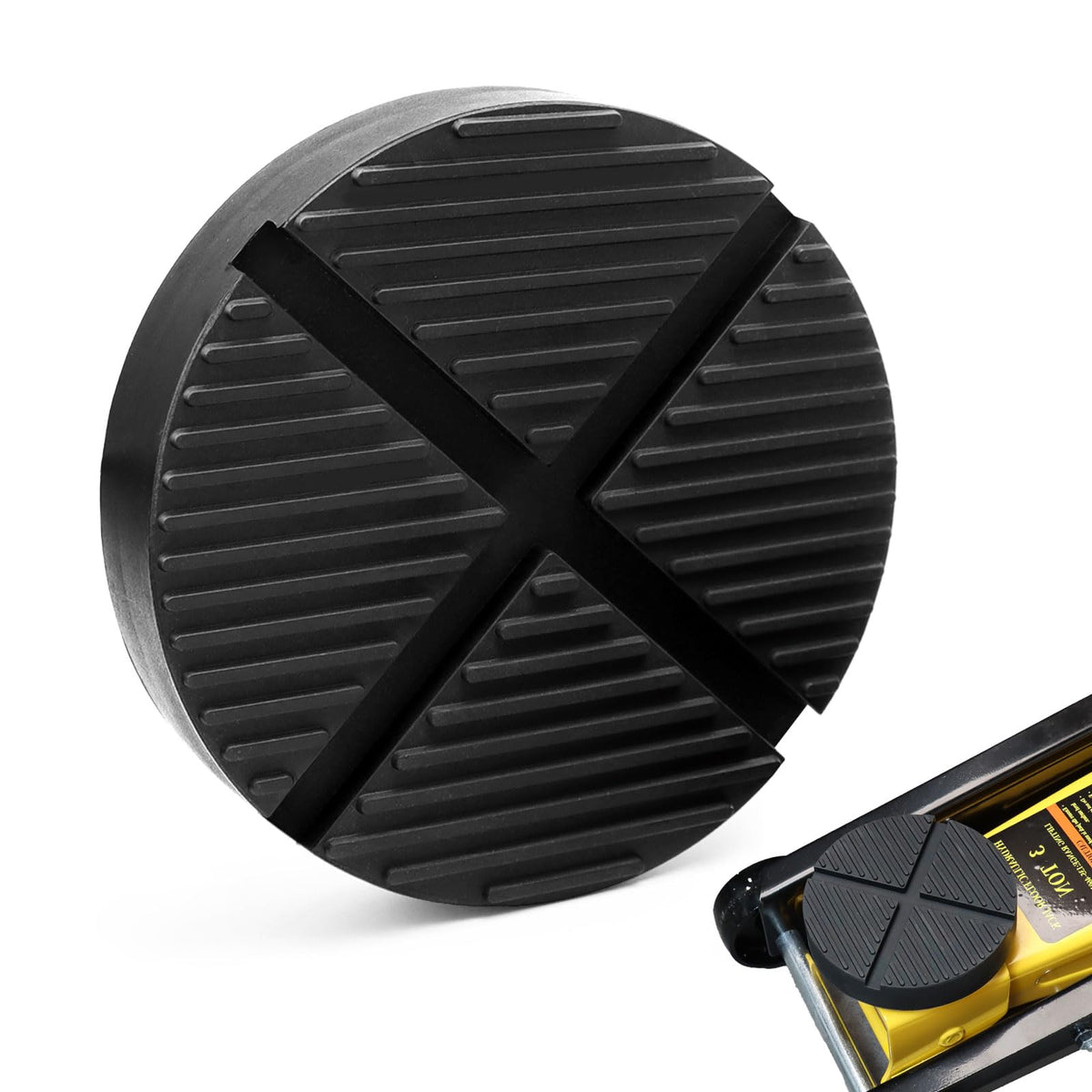 LinkMejor Floor Jack Rubber Pad, Durable Cushion Jack Pad