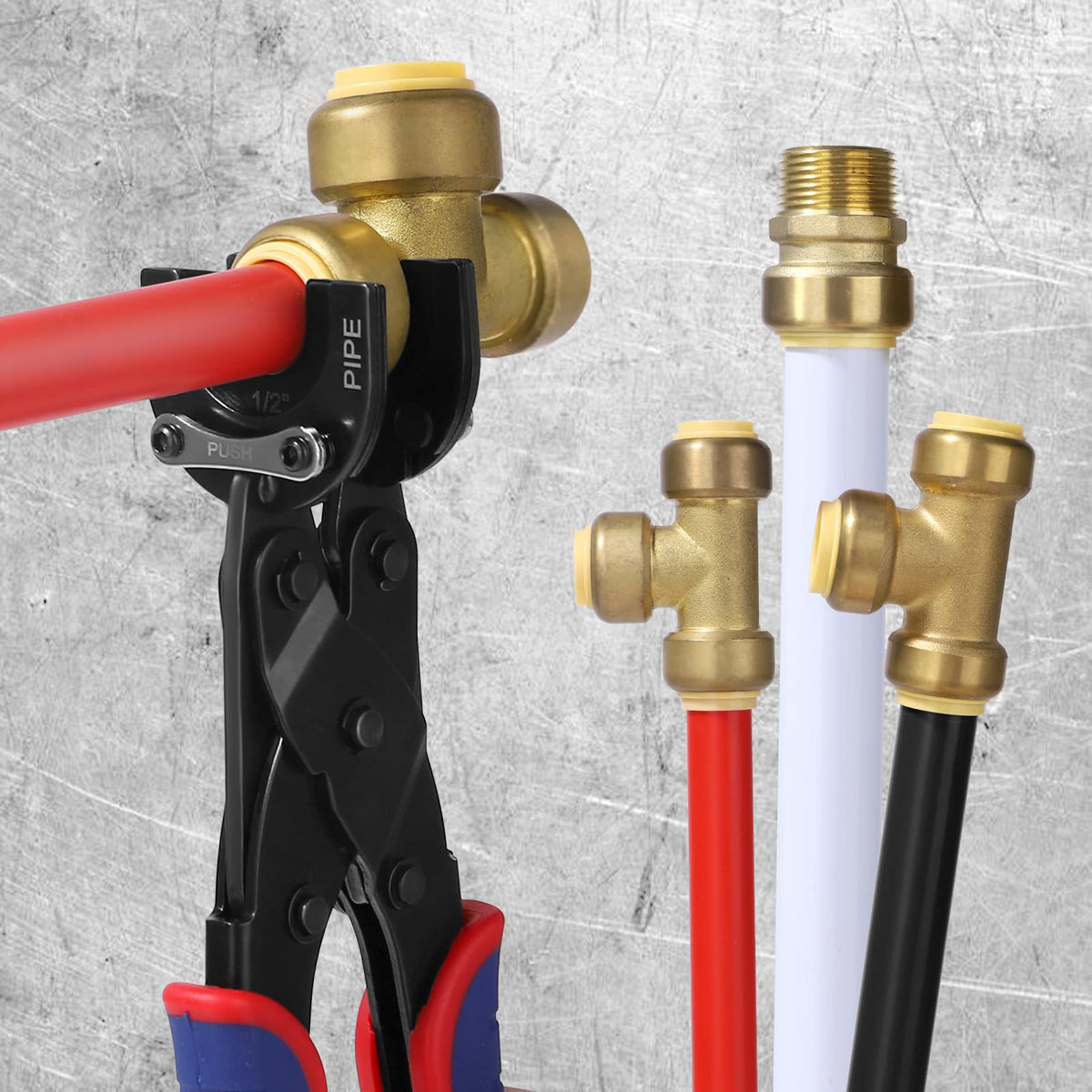 LinkMejor Odłącznik Rur Narzędzia Wymiary 1”, 3/4”, 1/2” Usuwanie dla Fittingu Rur