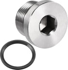 Stainless Steel Inner Hex Head M22x1.5 Pipe Fitting Plug with Seal Ring for Terminate Pipe Ends