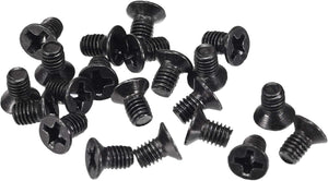 M3 x 5mm Phillips-skrukveksling, svart, for laptop, PC, TV. 500 stk.