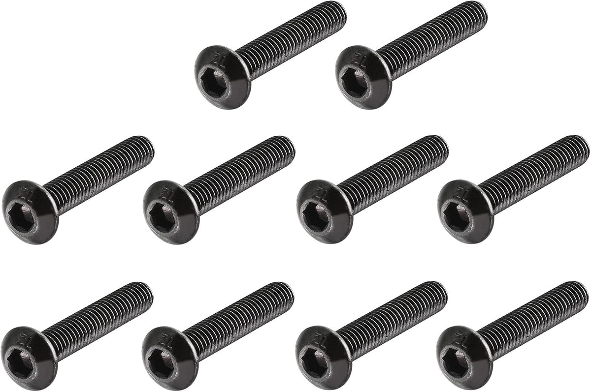 M3x16mm Thread Button Head Hex Socket Cap Screw Bolt 100pcs
