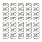 10Pcs Compression Springs, 0.9mm Wire Diameter x 9mm OD x 25mm Length 304 Stainless Steel Extension Spring Ballpoint Pen Pressure Springs for Shop Home Repairs, Silver