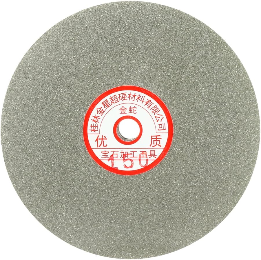 6-inch Grit 150 Diamond Coated Flat Lap Wheel Grinding Sanding Polishing Disc