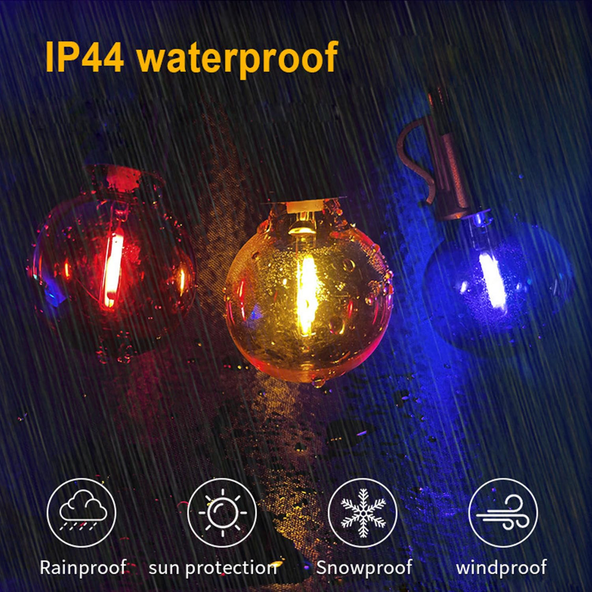 LinkMejor 15 sztuka G40 Red Lampa LED Zastępcza, Niełomna E12