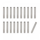 3x18mm Dowel Pins, 50pcs 304 Stainless Steel Round Head Flat Chamfered End Dowel Pin Bunk Bed Pins Shelf Pegs Support Shelves Fasten Elements