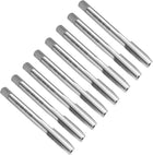 8pcs Straight Flute Thread Tap, M8 x 1.25 Metric Screw Threading Tapping Tool Thread Milling Machine Taps, High-Speed Steel 6542 (HSS 6542)