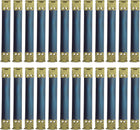 LinkMejor 24Pcs Metal Internal Flex Frame, 10cm/3.9" Coin Purse Frame Handbag Hinges Clip for Wallet Bag DIY Craft Sewing Purse Making, Bronze