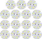 LED Chip Bulb 300mA 3W 6 LEDs 5730 Surface Mounted Devices Module Aluminum Board Pure White Super Bright 32mm Dia 15pcs for Floodlight