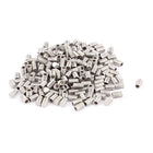 M3x5mm Metric 304 Stainless Steel Hex Socket Set Flat Point Grub Screws Silver Tone for Towel Rack Door Knob 200pcs