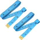 2pcs 1.5M 4.92Ft 60" Tailor Seamstress Soft Plastic Flexible Ruler Tape Measure Blue