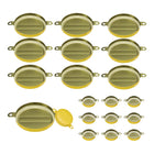20Sets Bung Caps, Drum Bung Plug, Galvanized Bung Plug, Yellow Bung Cap with Silicone Seals Rings for 55 Gallon Drum, Oil Drum, Gas Tank and Fuel Tank