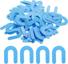 100Pcs Horseshoe Shim Tile Spacers 1.5mm 1/16 Inch U Shape Plastic Wall Floor Tile Spacers for Tile Leveling, Blue