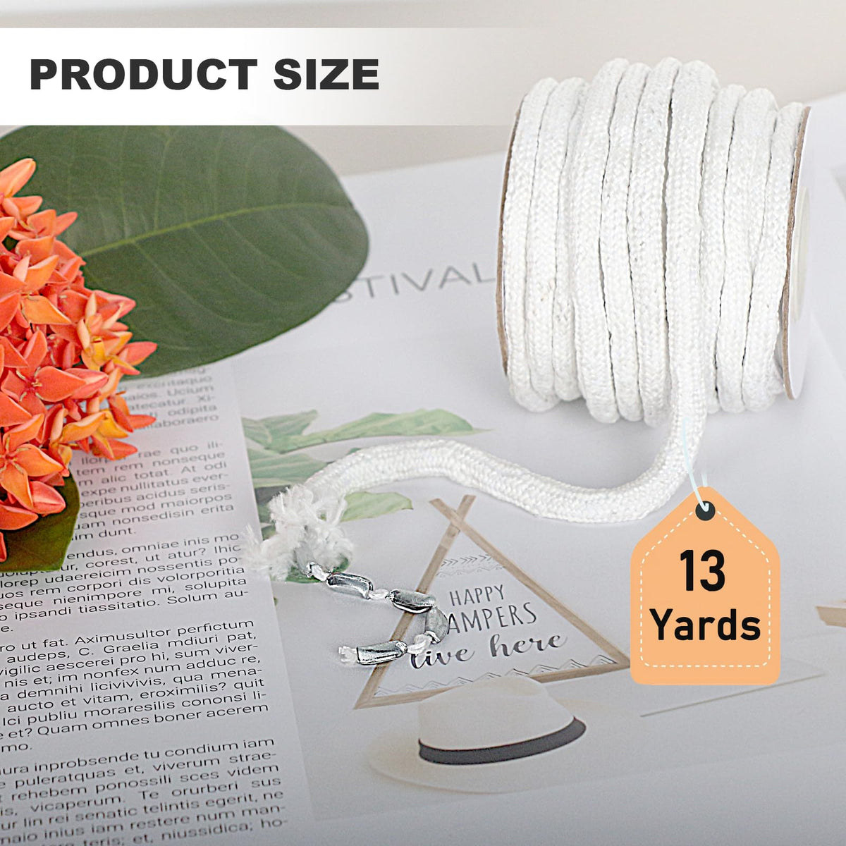 13Yard Shower Curtain Weights Tape, Drapery Weight Rope