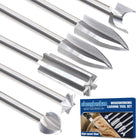 LinkMejor Bit Pahatan Kayu untuk Alat Putar Dremel 6 Pcs