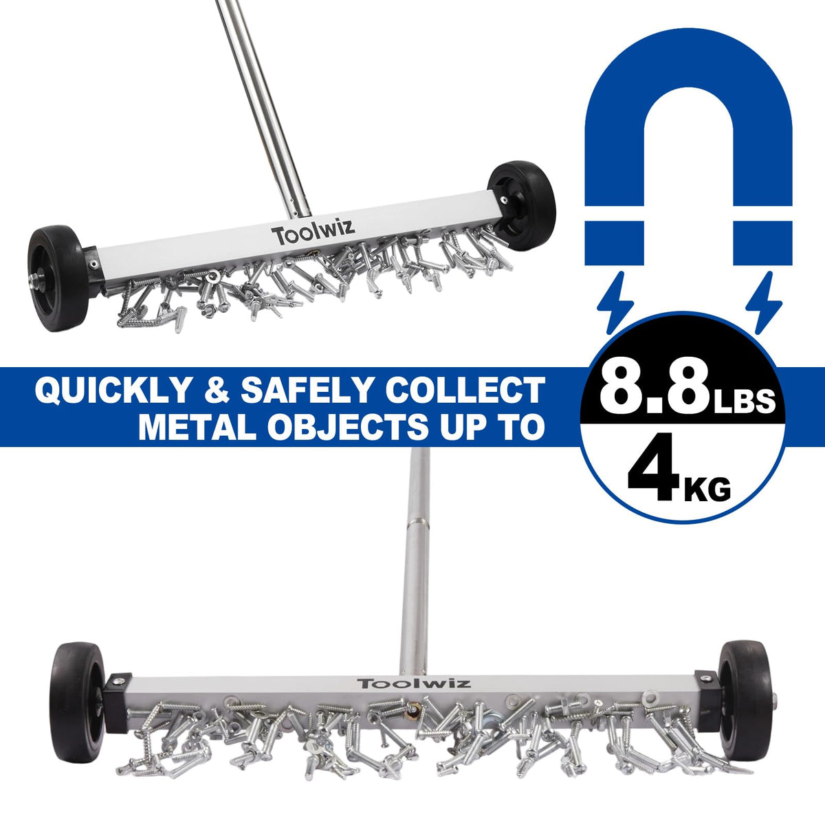 LinkMejor Magnetisk Oppvasker 17-tommers bred, 8.8 lbs magnetisk sugkraft
