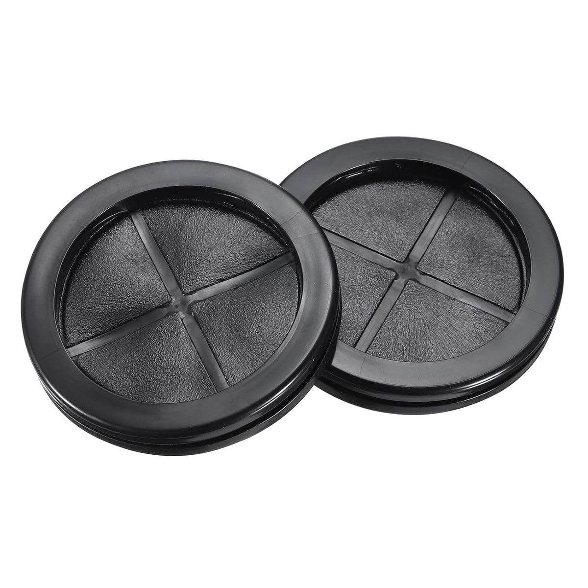 Rubber Grommet Round Double-Sided Mount Dia 80 mm ID 70 mm for Wire Protection 10pcs