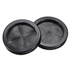 Rubber Grommet Round Double-Sided Mount Dia 80 mm ID 70 mm for Wire Protection 10pcs
