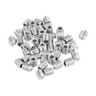 Socket Set Screws,50Pcs M4x5mm Metric - 316 Stainless Steel Hex Socket Set Headless Cup Point Grub Screws,for Repairing Compact Instruments, Machinery and Equipment (Silver)