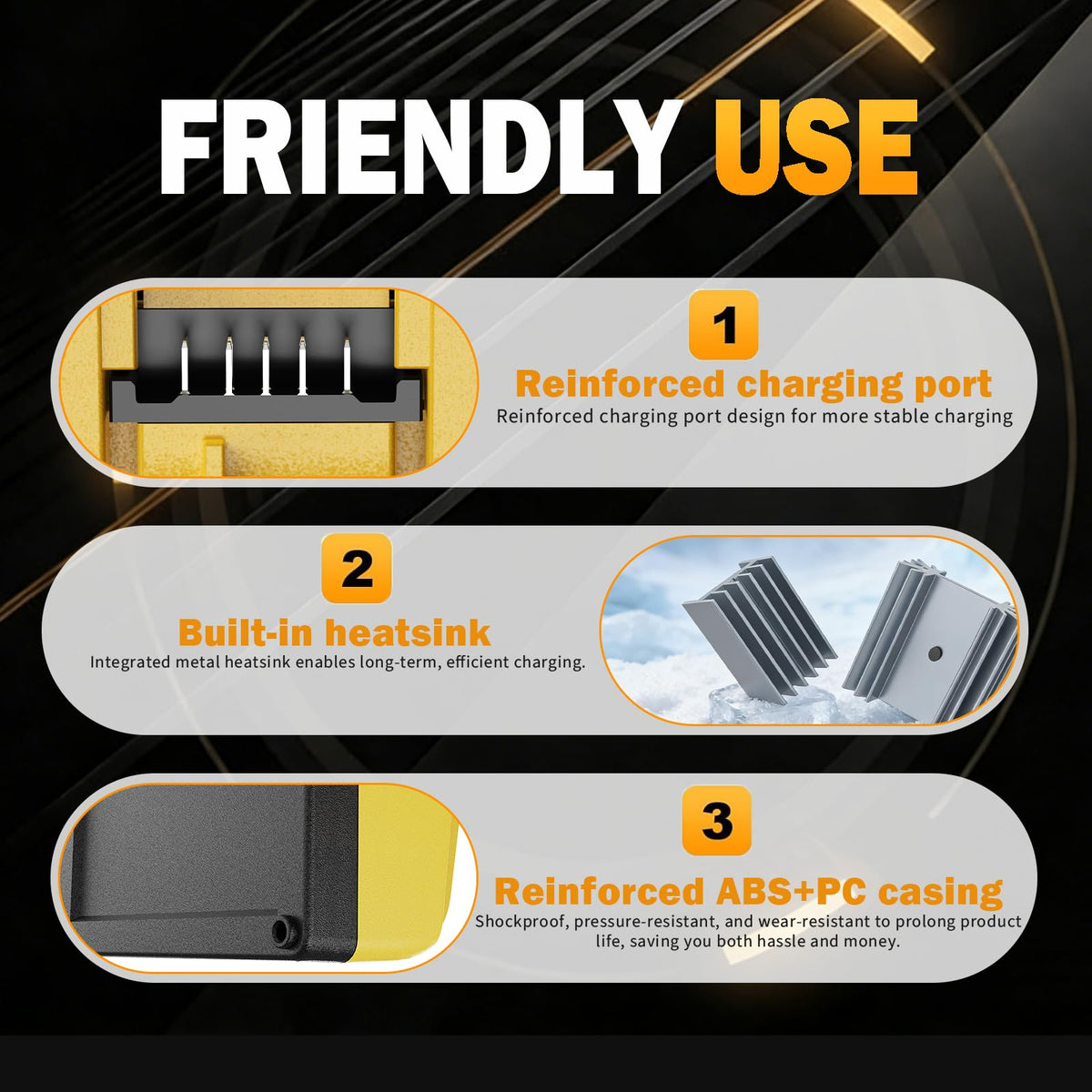 DCB104 Stazione di Carica Batterie MultiplaCompatibile con DeWalt 20V/60V Flex