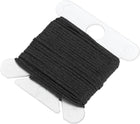 Braided Lift Shade Cord, 0.8mm 5.5 Yards Roman Shades Cord Braided Nylon Cord String Necklace Bracelet String Cord for Roman Blind Shade Rollers DIY Craft, Black