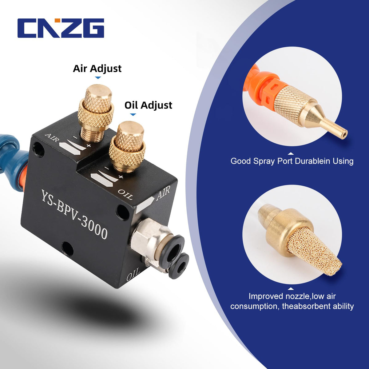 LinkMejor 1/4" CNC Soğutma Hava Atomuzu için Milling Makinesi Buğulama Sistemi