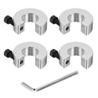 SBR16 Linear Rail Shaft Stop Collars with a Nickel Flat Head Wrench 4pcs