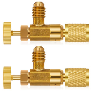 LinkMejor 2 Pcs 1/4" Core Depressor Válvula