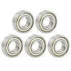 6002ZZ 15 X 32 X 9mm Double Shielded Metal Deep Groove Ball Bearings 5 Pcs