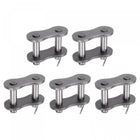 5Pcs #120 Chain Master Connector Link Roller, 1 1/2" Pitch Carbon Steel, Standard Connecting Split Links for 24A Chain