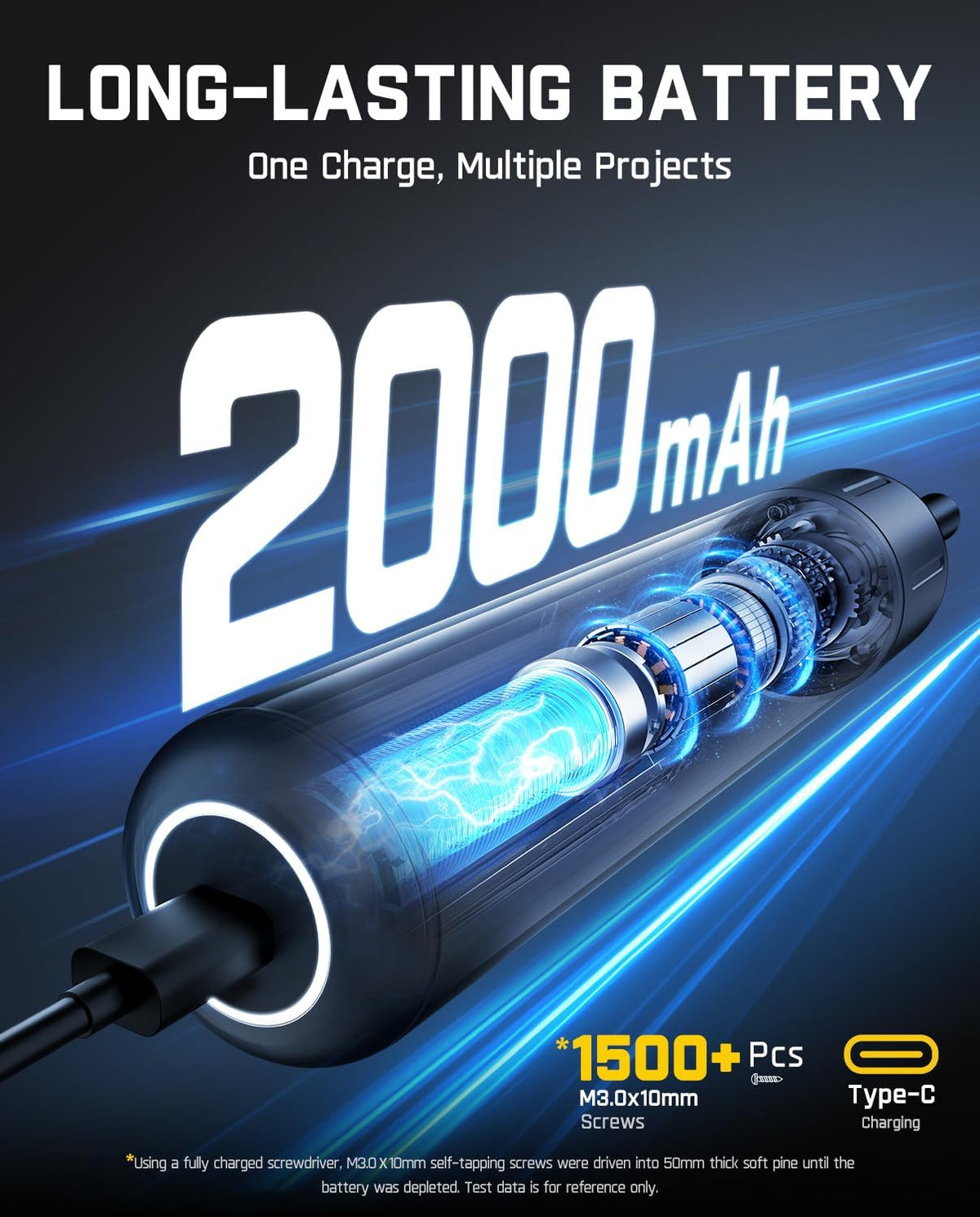 LinkMejor S1 Pro Trapano a Viti Elettrico, Trapano a Viti a Batteria