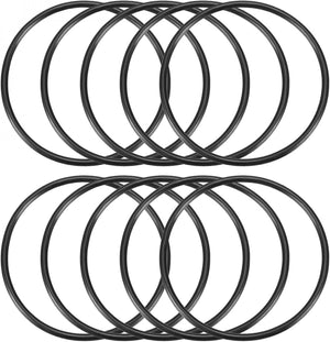 Nitrile Rubber O-Rings, 72mm OD 66mm ID 3mm Width, Metric Sealing Gasket, Pack of 10