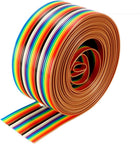 Flat Ribbon Cable 26P Rainbow IDC Wire 1.27mm Pitch 3 Meters Long