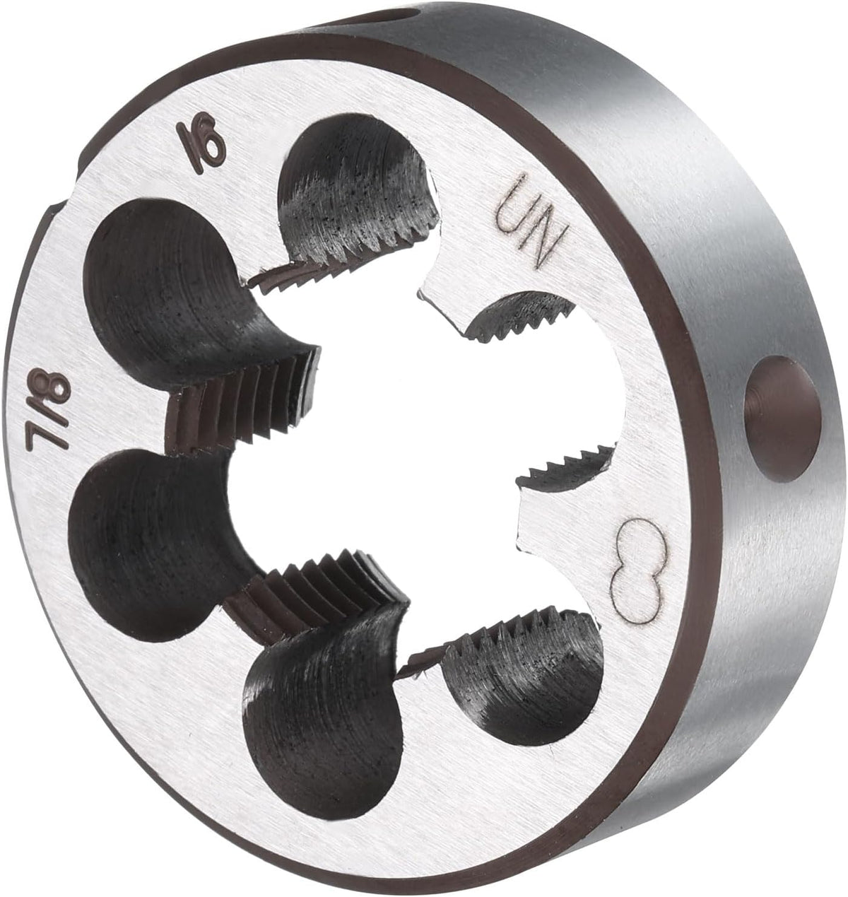 Round Threading Die 7/8-16 UN Thread Right Hand Screw Cutting Fixed Dies, Alloy Tool Steel Tapping Repair Tool