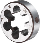 Round Threading Die 7/8-16 UN Thread Right Hand Screw Cutting Fixed Dies, Alloy Tool Steel Tapping Repair Tool