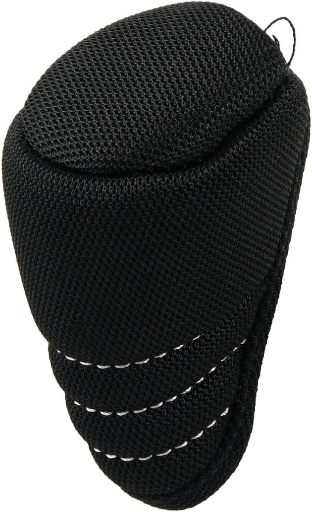Black Zipper Closure Gear Shift Knob Cover for Auto Car