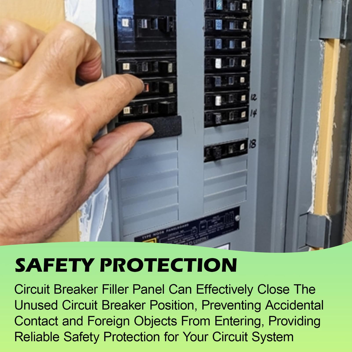 Square D Breaker Filler Plates for Schneider Electric